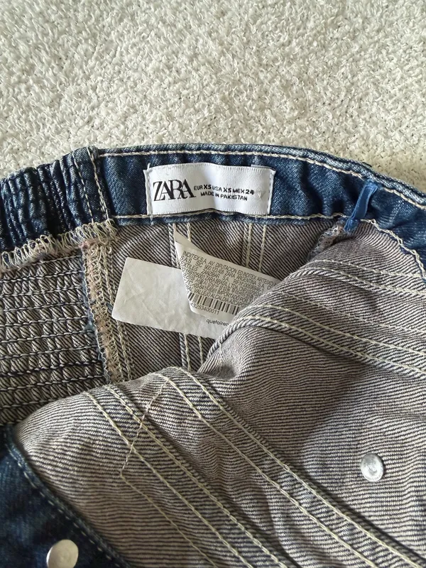 ZARA Denim Tube Top - Image 3