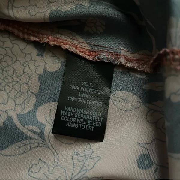 Lulus Tea Gardens Rusty Rose Floral Print Satin Maxi Dress Size Small - Image 5