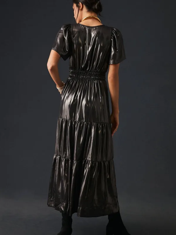Anthropologie Somerset Maxi Dress: Shine Edition - Image 6