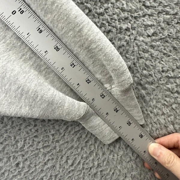 The Limited Vintage 90s Jeans Worldwide Crew Neck Sweatshirt Gray‎ Women's Large - Image 8