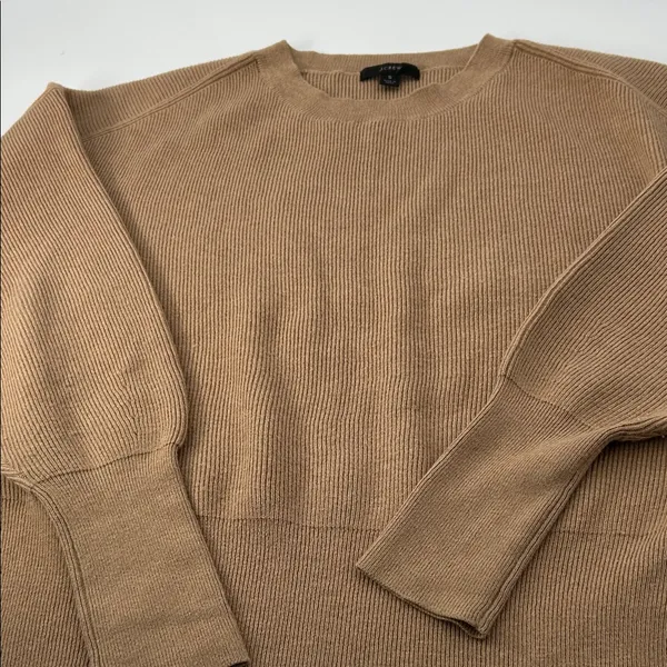 J. Crew Tan Ribbed Knit Sweater - Image 7