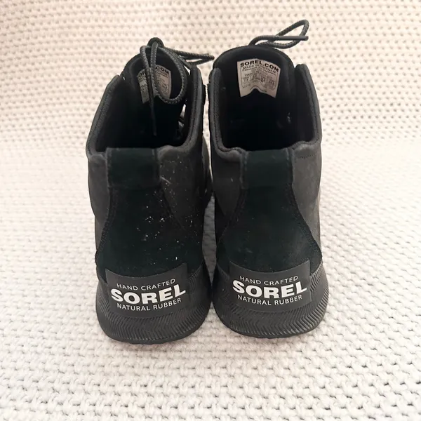 Sorel Black Gray Out 'N About III Classic Waterproof Ankle Boot NWOB 7.5 NL4431 - Image 5