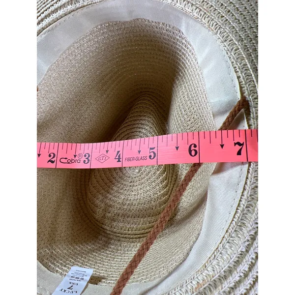 Lucky 7 USA Straw Cowboy Hat Longhorn Western Cowgirl One Size - Image 8