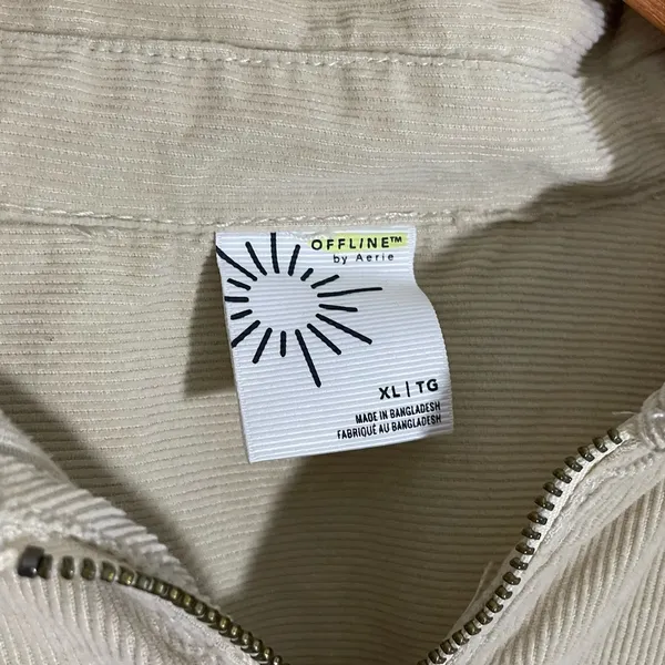 Aerie Offline Corduroy Quarter Zip Shacket - Image 9