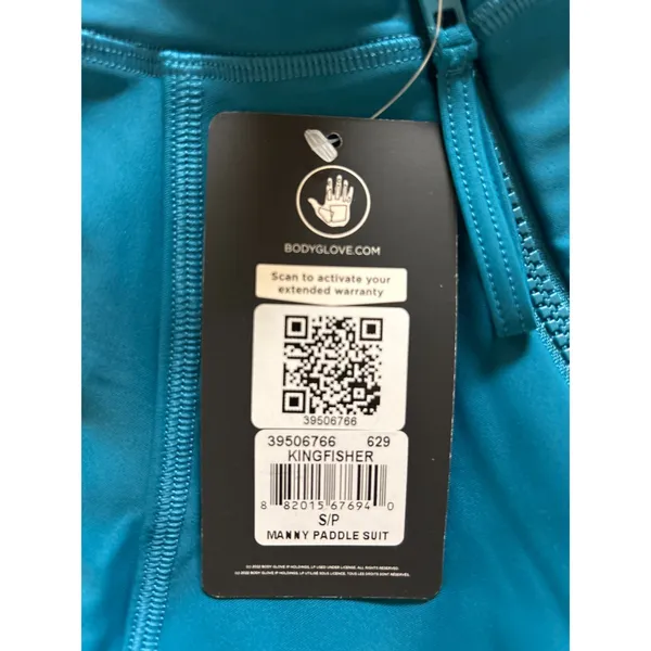 Body Glove Swimsuit Women's One Piece Surf Paddle Board Blue Teal Size Small NWT - Image 10