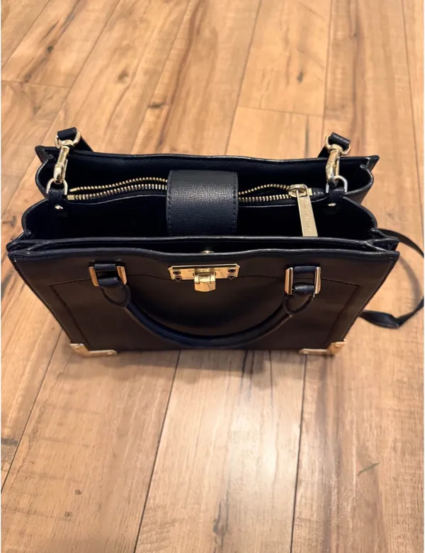 Michael Kors Purse Leather Black Crossbody - Image 2