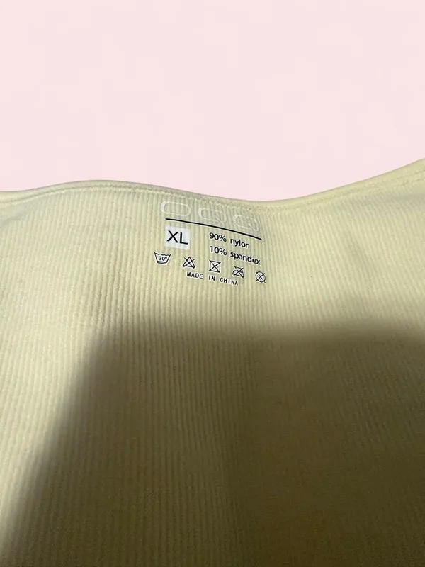 Women's Square Neck Short Sleeve Bodysuit - Black & Light Beige - Image 4