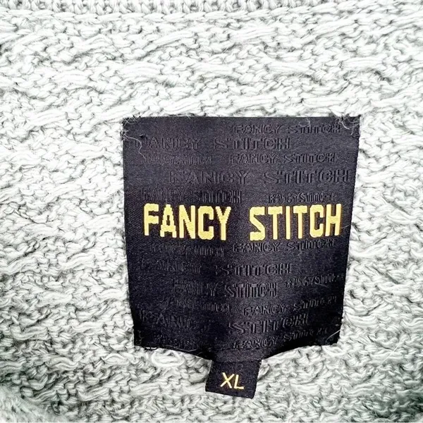 Fancy Stitch Textured Knit Sweater Women's Size XL Green Cozy‎ Core - Image 5