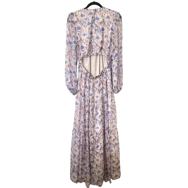 ASTR THE LABEL‎ Sedona Chiffon Floral Maxi Dress Medium - Image 3