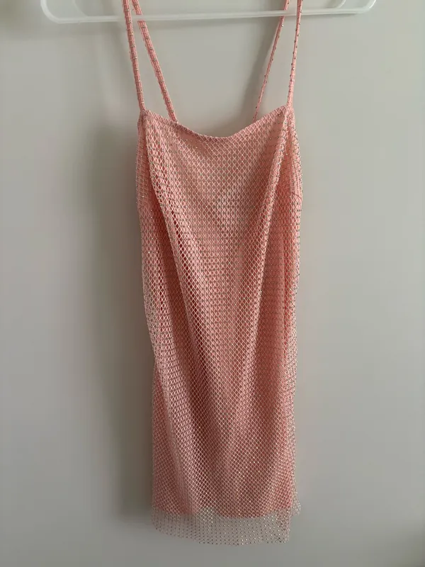 Sur Halo All Over Sparkle Sequin Like Dress Small - Image 2