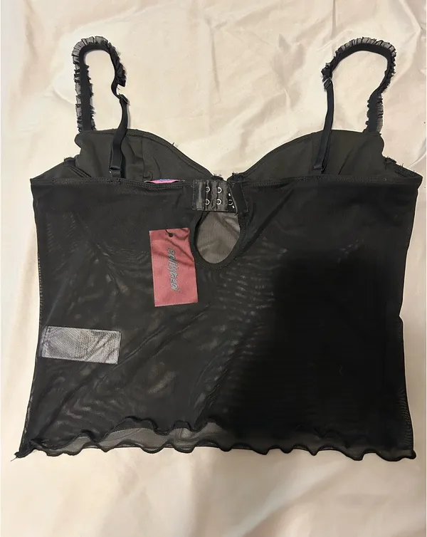Edikted Mesh Corset Top - Image 2