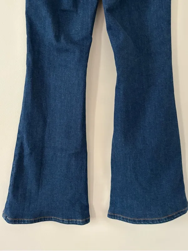 We The Free Jayde Flare Jeans Super High Rise Retro Inspired Size 26 - Image 9