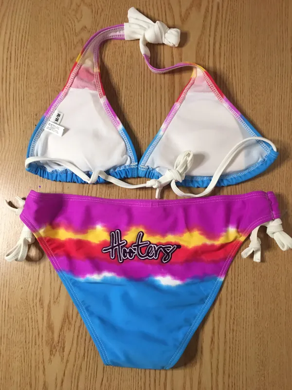 Bin 5 New Rare Tye Dye String Bikini Size Medium - Image 4