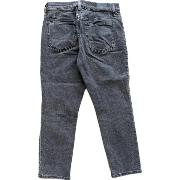 Madewell The Perfect Vintage Jean Black Gray Denim Jeans 28P‎ Straight - Image 5