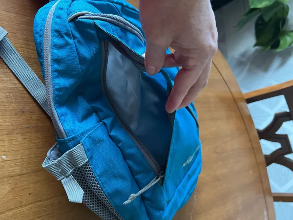 Eddie Bauer Stowaway Packable 10L Sling 3.0 Crossbody Bag in Teal - Image 4