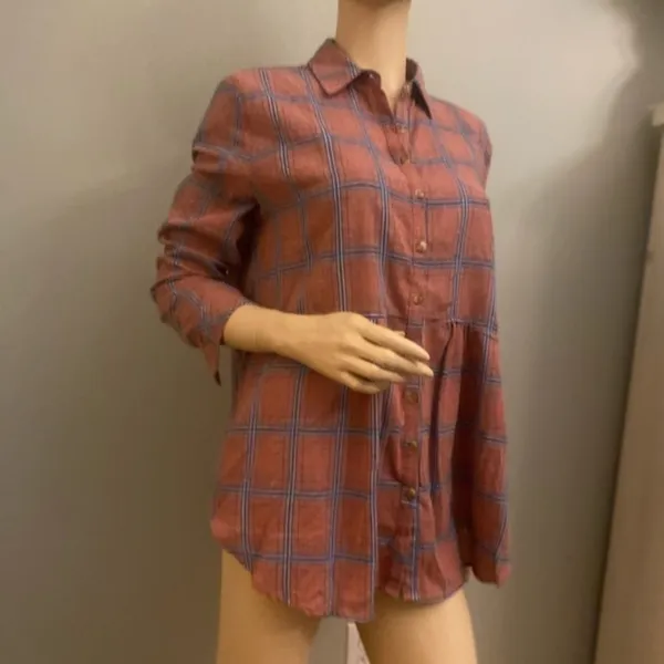 Entro Plaid babydoll blouse. 6 for‎ $36 - Image 6