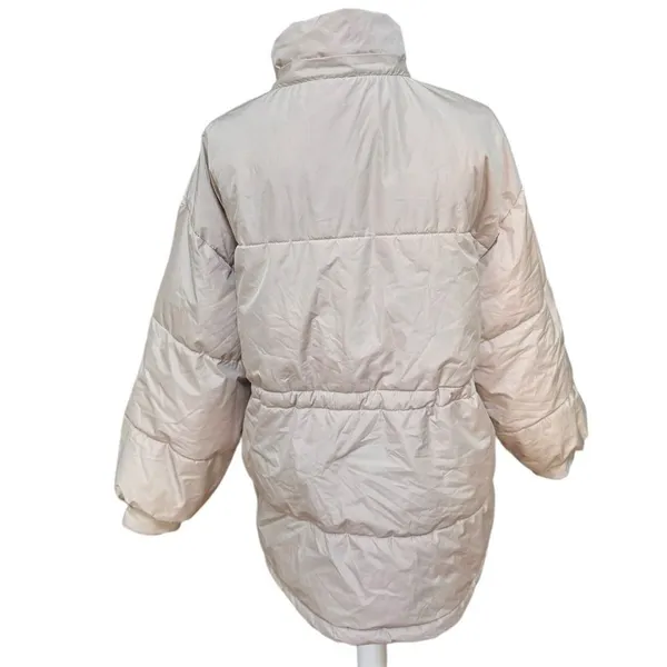 NA-KD Waist Drawstring Padded Jacket Large - Image 3