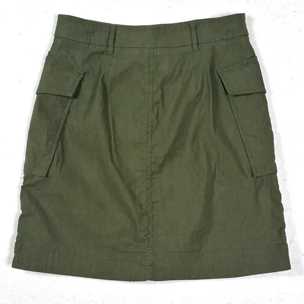 Maeve by Anthropologie Cargo Skirt Womens XS Mini Festival Gorpcore‎ Olive Green - Image 4
