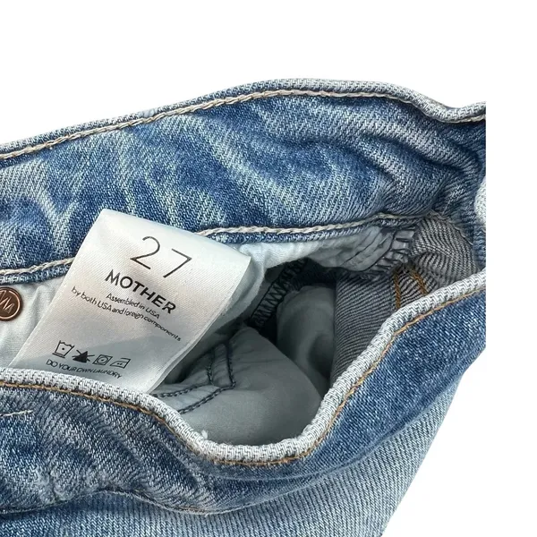 Mother Denim The Tomcat Jeans Distressed The‎ Confession Wash Blue Size 27 - Image 14