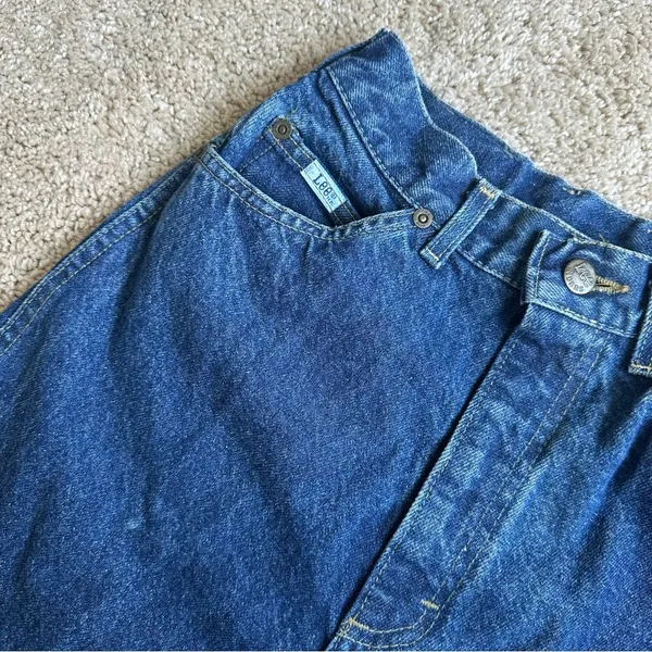 NWT Vintage Lee Relaxed Rider Blue Jeans - Image 3