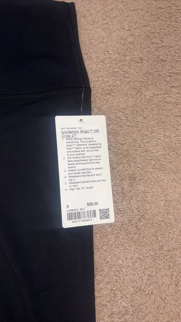 Lululemon Crop Leggings - Image 3