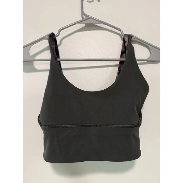 Lululemon Align Reversible Bra *Light Support, A/B Cups Diamond Dye‎ Graphite - Image 6