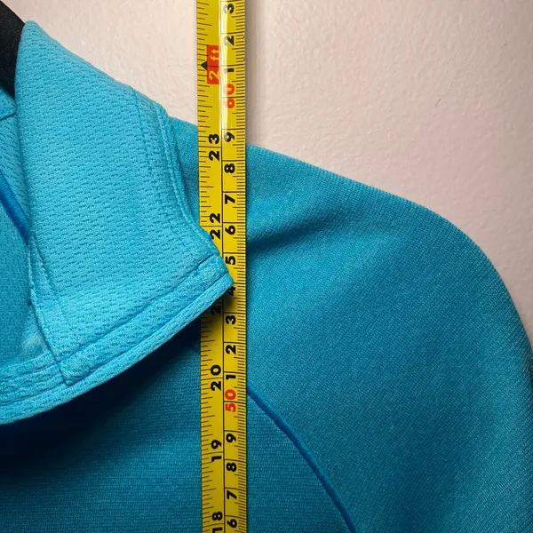 Patagonia Blue Capilene 3 Midweight Quarter Zip Pullover Gorpcore Women's Small - Image 7