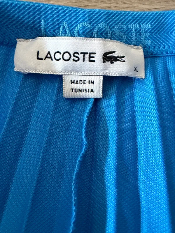 Lacoste Blue Pleated Skirt - Image 2