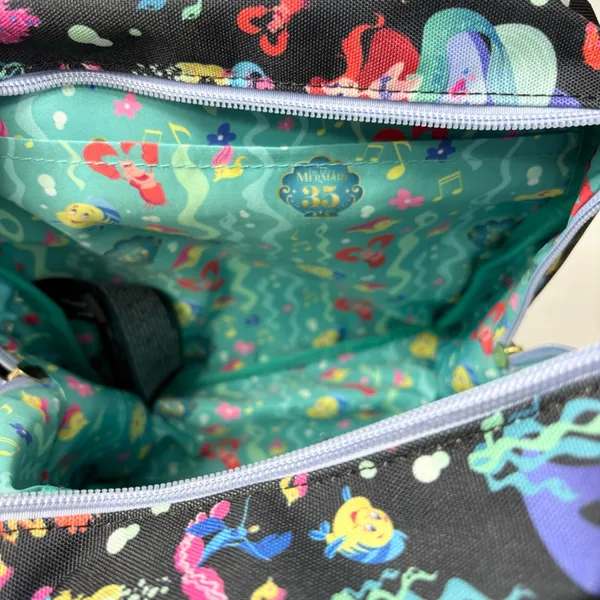 Loungefly Disney The Little Mermaid Under The Sea Nylon‎ Mini Backpack - Image 8
