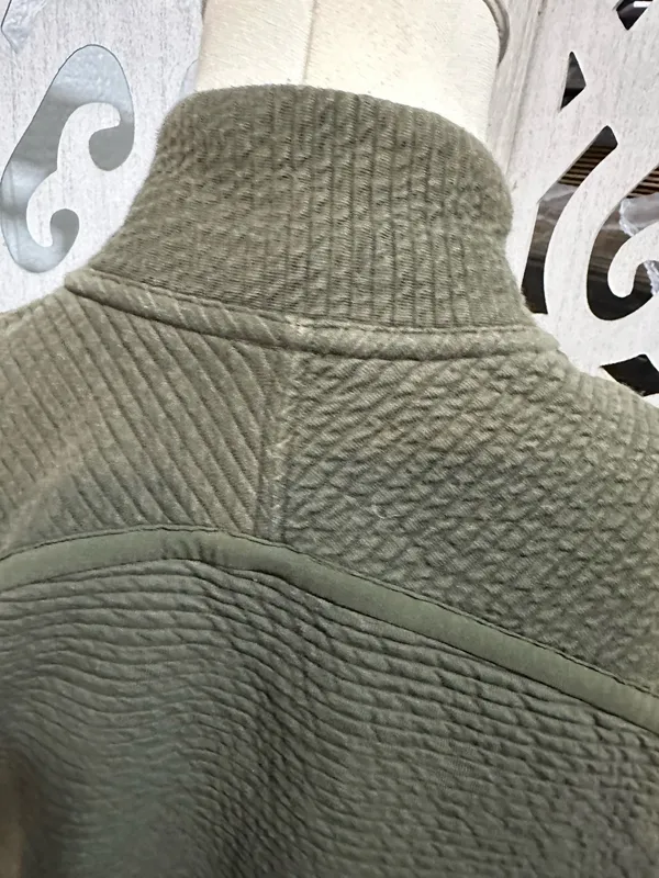lululemon athletica Olive Quilted Bomber Jacket - Women's size 6 - Image 6