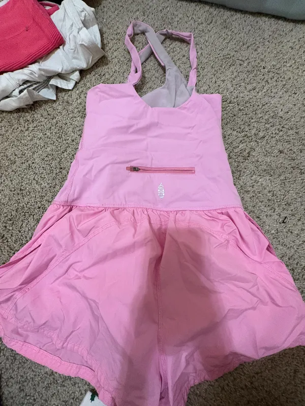 Free People Movement Pink Romper - Image 2