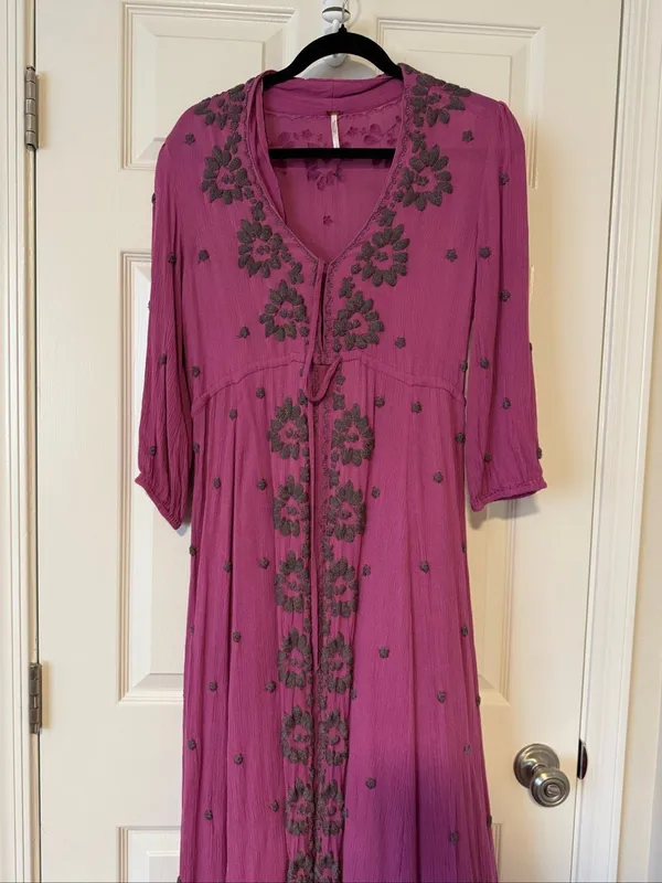 Free People bohemian maxi dress - Image 3