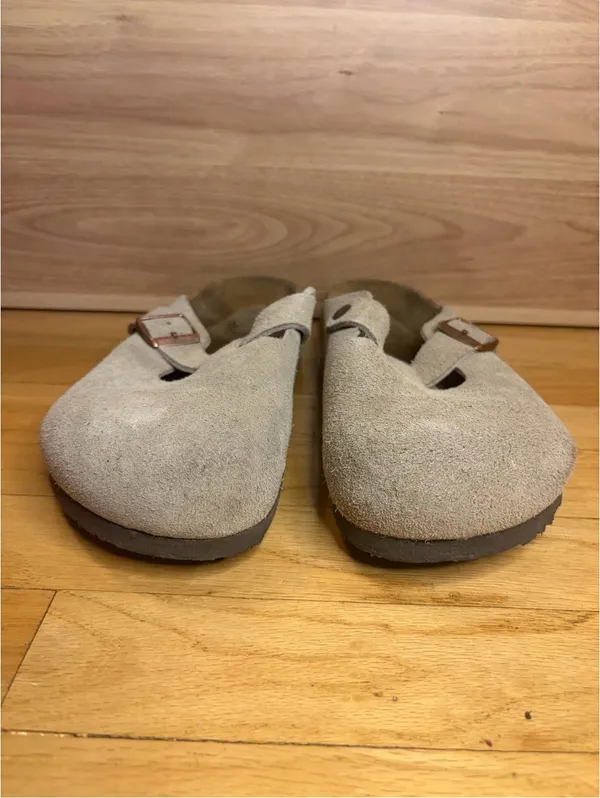 Birkenstock Boston Soft Footbed Suede Clogs - Size 42 - Image 3
