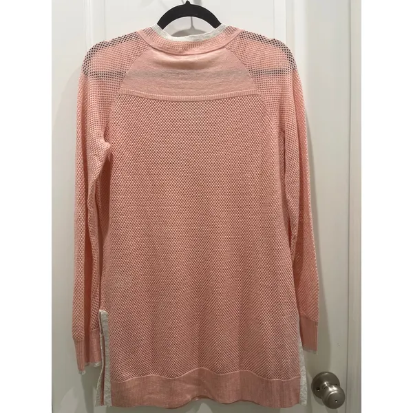 Smart Wool Everyday Exploration Pink Tunic Merino Wool Sweater Sz M - Image 7