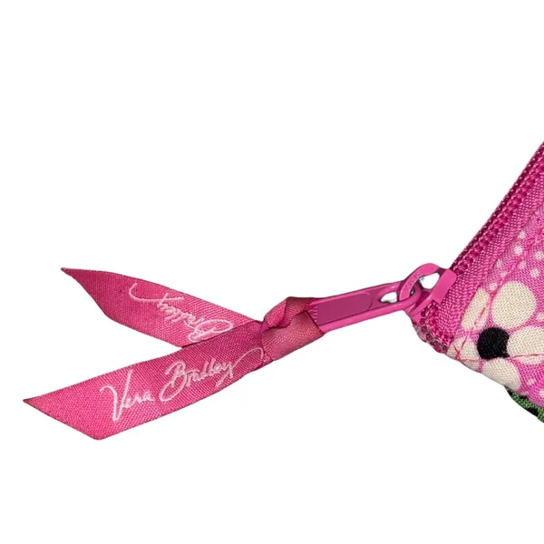 🎓 Vera Bradley Pink‎ & Floral Small Zippered Bag - Image 3