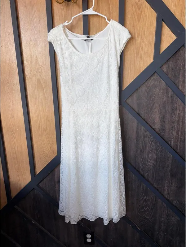 Connected apparel Lace Midi Dress - Image 2