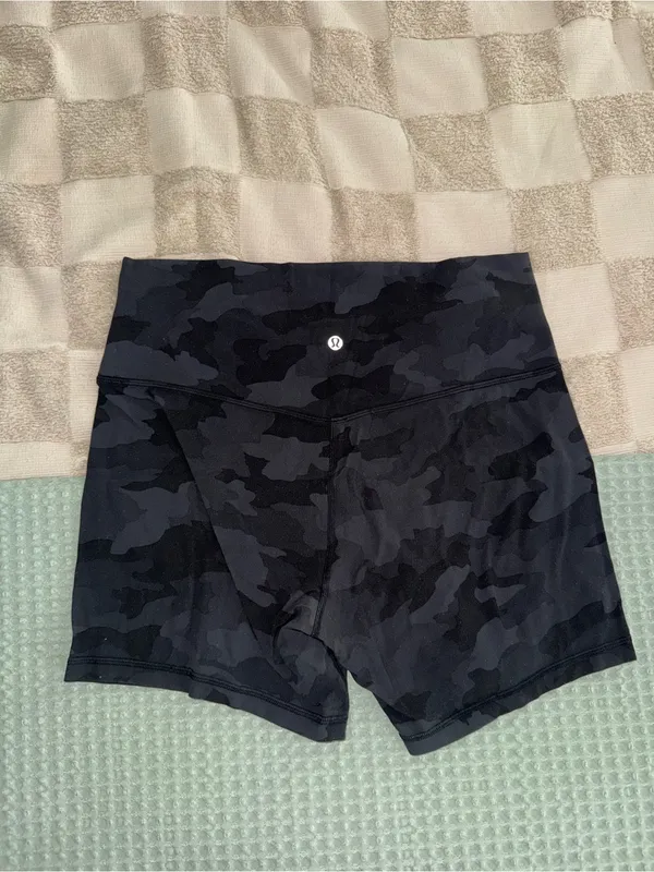 Lululemon Align Short *6" Incognito Camo Multi Grey size 12 - Image 4