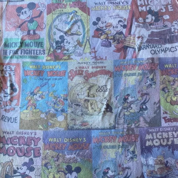 Disney Parks Walt Disney Original Comics Print Tee Size Medium - Image 4