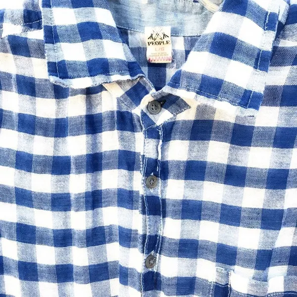 Free People Gingham‎ Shirt - Image 4