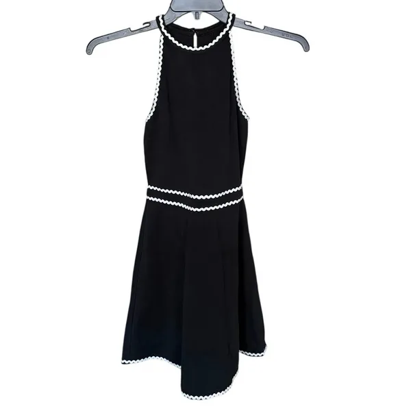 Tuckernuck Hill House Black Billie Halter Neck Mini Dress Size XS - Image 2