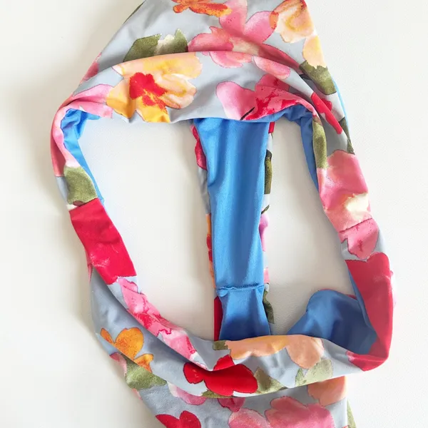 9.0 Swim Womens Floral Tropical Resortwear High Cut Triangle Bikini Set Size‎ 8 - Image 5