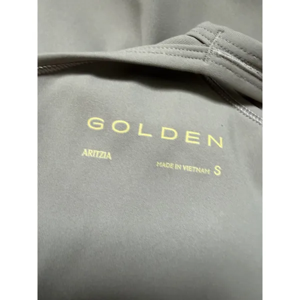 NWT Aritzia Golden TNA PowerSculpt Court Tennis Mini Dress S Turner Taupe - Image 5