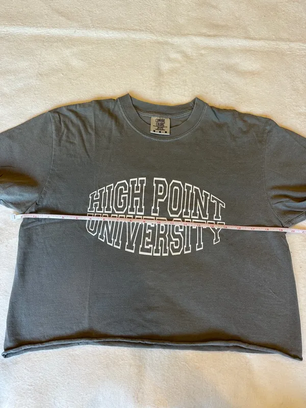 High Point University Gray Tee + Black Adidas Tee + Purple HPU Shorts Set Sz M - Image 5