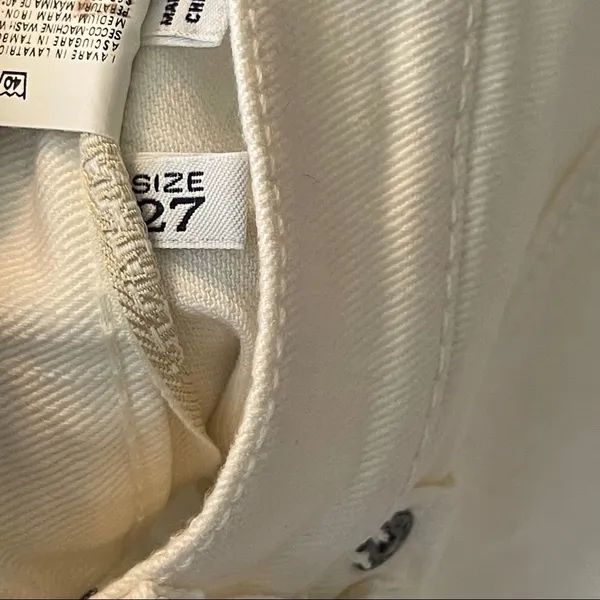Armani Jeans White‎ White Size 27 - Image 7