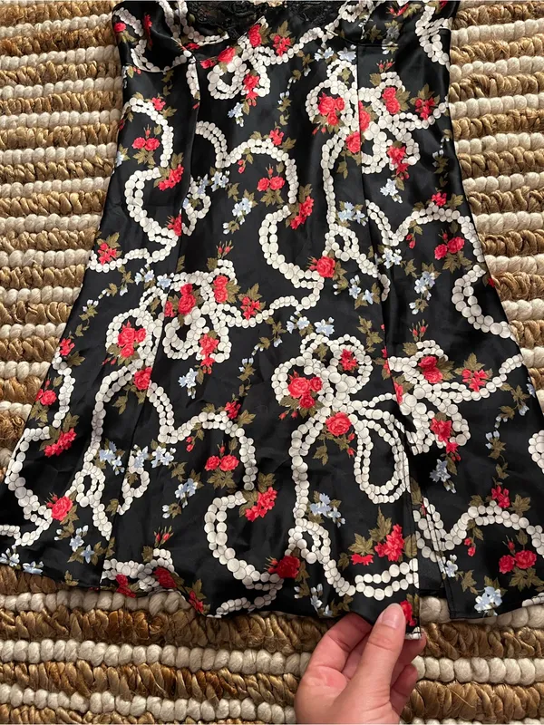 Vintage Victoria’s Secret Floral Satin Slip Dress Nightie - Image 2