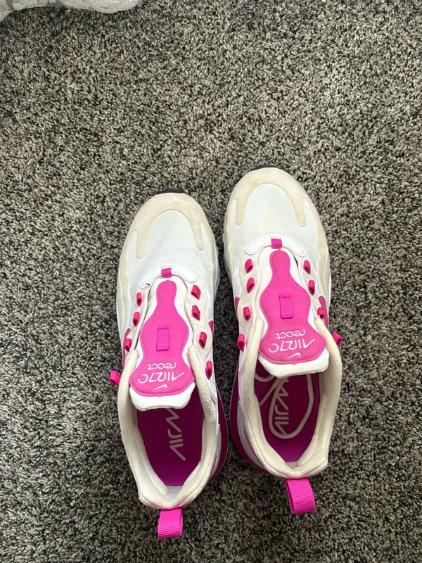 Pink Nike Air Max 270 React - Image 5