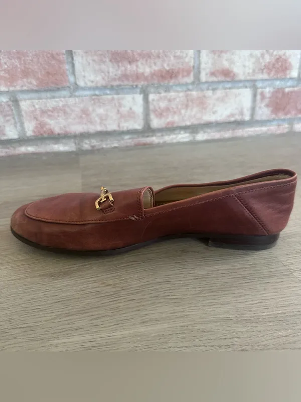 Sam Edelman Lorraine Brown Horse Bit Loafers Women’s 6 Leather Heritage Academia - Image 3