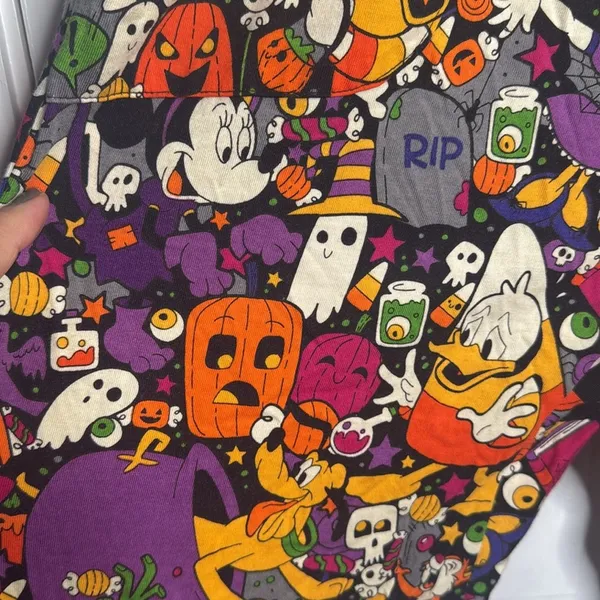Disney Mickey Mouse and Friends Halloween Spooky Pants W-999 Size Large - Image 3