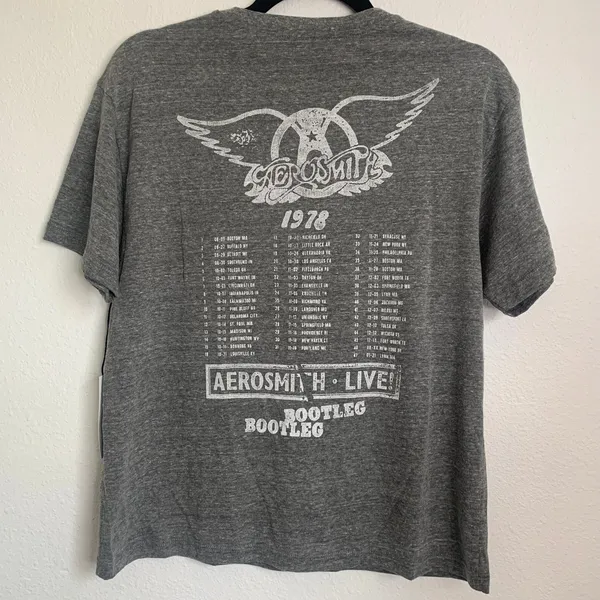 NWT‎ Daydreamer Aerosmith Tour Tee in Gray - Image 3