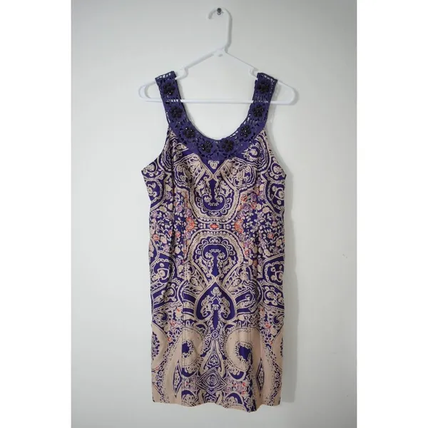 Free People Jewel Crochet Tank Dress Size 10 - Image 3